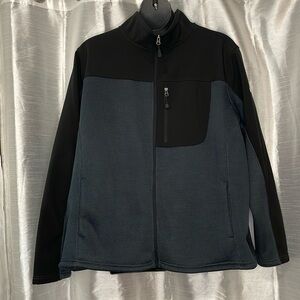 Swiss Tech Men’s 3XL Greystone Stretch Softshell Fleece Lined Zip Up Jacket